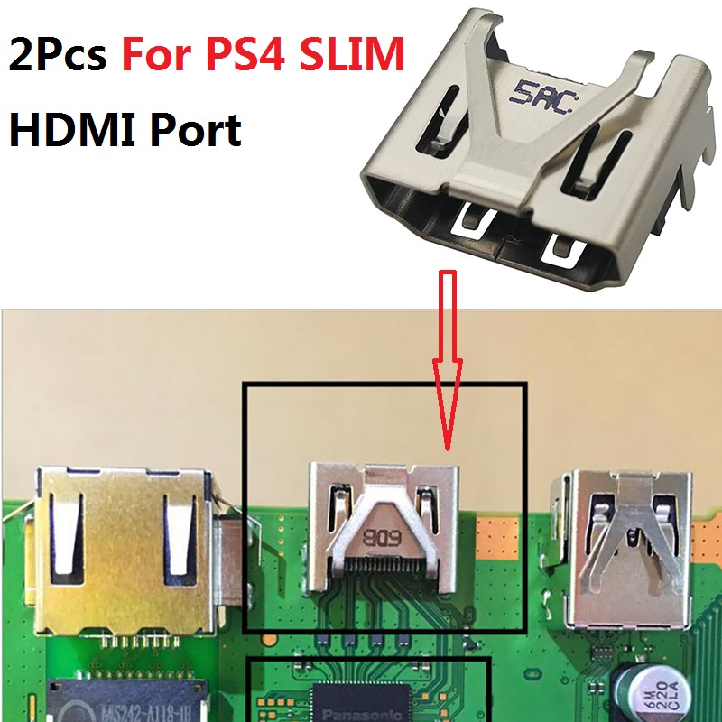 Esports Gaming Station - 2 Chiếc Cho PS4 Slim Cổng