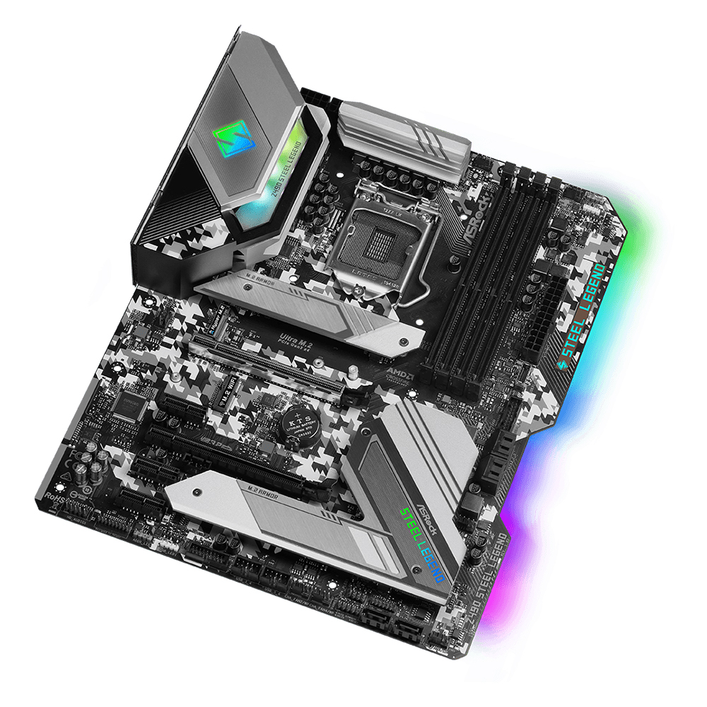 ASRock Z490 Steel Legend mothe - đánh giá và giá Intel Cpu Core I9